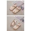 Sommer Baby Mädchen Slip-on Schuhe, Mädchen Sandalen & Kinder Hausschuhe, Kleinkind Prinzessin Weiche Sohle Gewebte Schuhe