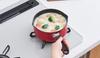 Thermos Durable Series Cook Pan 18cm IH R Red, Compatible, KNA-018S