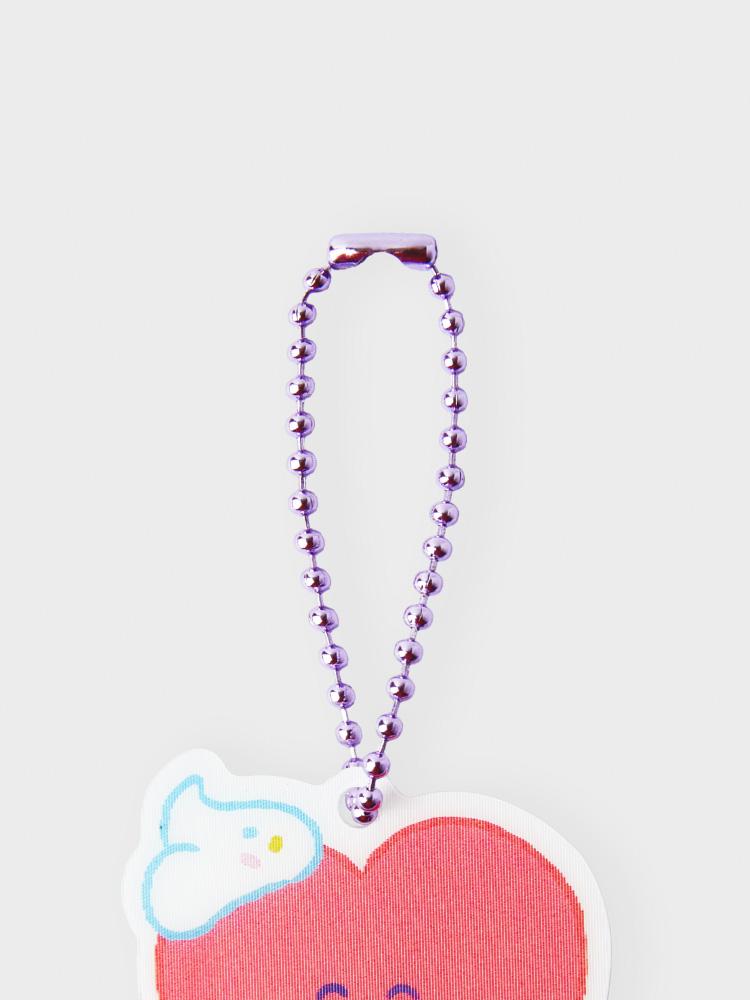 LINE FRIENDS BT21 TATA ON THE CLOUD Edition Lenticular Keyring