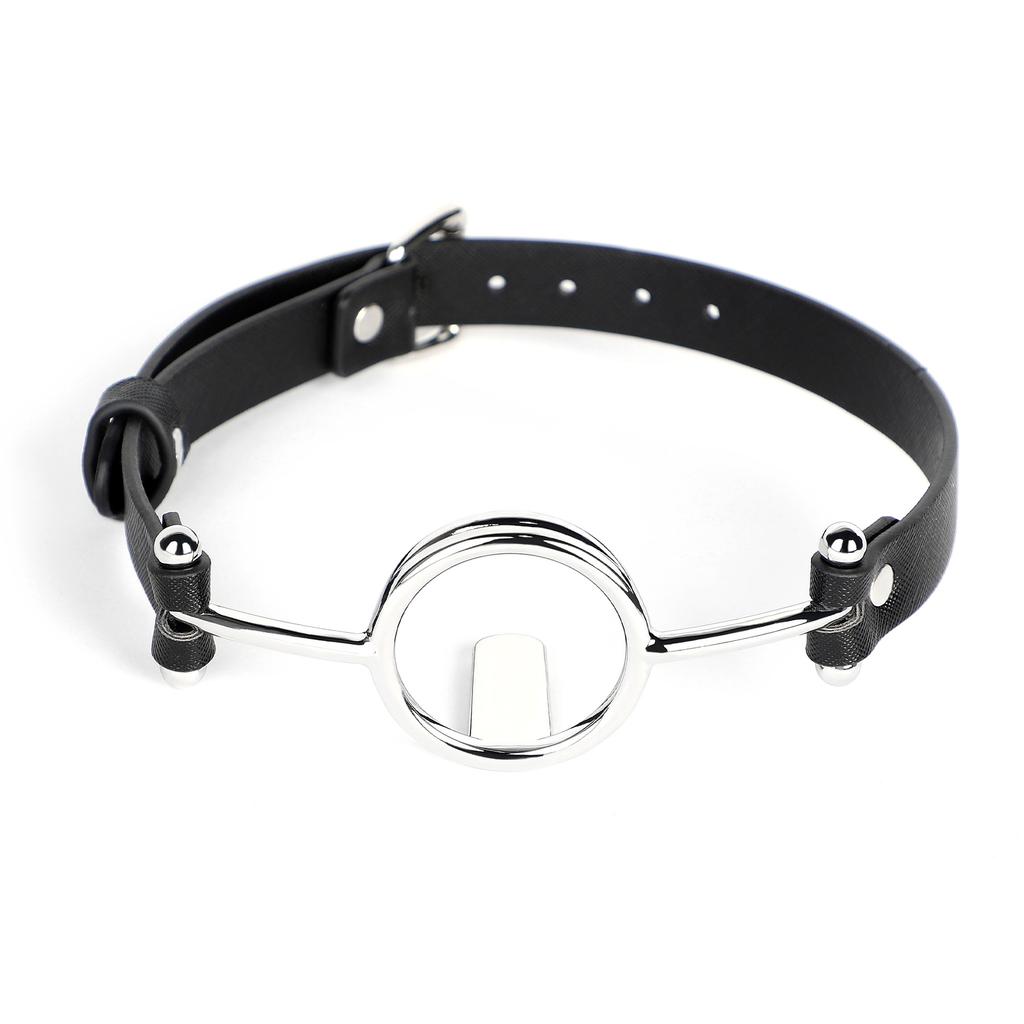 Metal Open Mouth Gag Sex Toys BDSM Oral O Ring Gag Bondage Restraints for Female Flirting Deep Throat Toys Tongue Depressor 18+