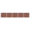 VidaXL Fence Panel Set Garden Barrier Fence Wall Balcony Edging Patio Terrace Backyard 3070454