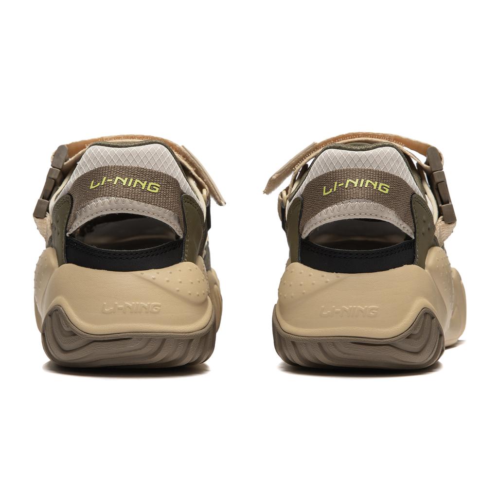 Li Ning Chuan You Comfortable Versatile Thick Sole Height Increasing Shock Absorbing Wear Resistant Low Top Casual Shoes Men Casual Shoes AGCU183-4