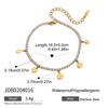 Stainless Steel Zirconia Bracelet - Elegant and Luxurious Women's High-end Jewelry, Titanium Steel Hand Accessory