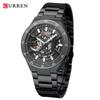CURREN Casual Fashion Multifunction Mechanical Watch for Men Top Brand Luxury Original Stainless Steel Wrist Watch
