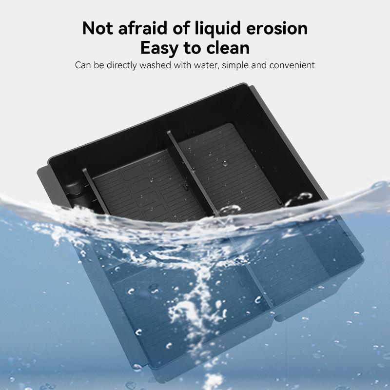 Centre Console Armrest Storage Box ABS Armrest Storage Box Organizer Tray Car Interior Accessories For Jeep Wagoneer L 2022-2025
