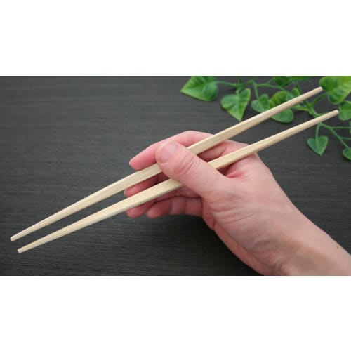Yoshii Shoji Premium Yoshino Cedar and Ranchu Obi Wrapped Chopsticks, 24cm, 20 Pairs, YOS-029, Made in Japan, Ideal for Kaiseki and Ryotei (Japanese C