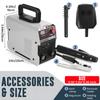 MMA-250 Taşınabilir Elektrot Kaynak Makinesi, 220V Mini Elektrikli Kaynak Makinesi, Hot Start Ark Kuvvetli IGBT İnvertör Kaynak Makinesi