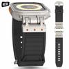 Correa Deportiva de Silicona Para Apple Watch Ultra 2 49mm 45mm 44mm 42mm Correa de Goma Suave Para iWatch Series 9 8 7 6 5 4 se Pulsera para Hombre