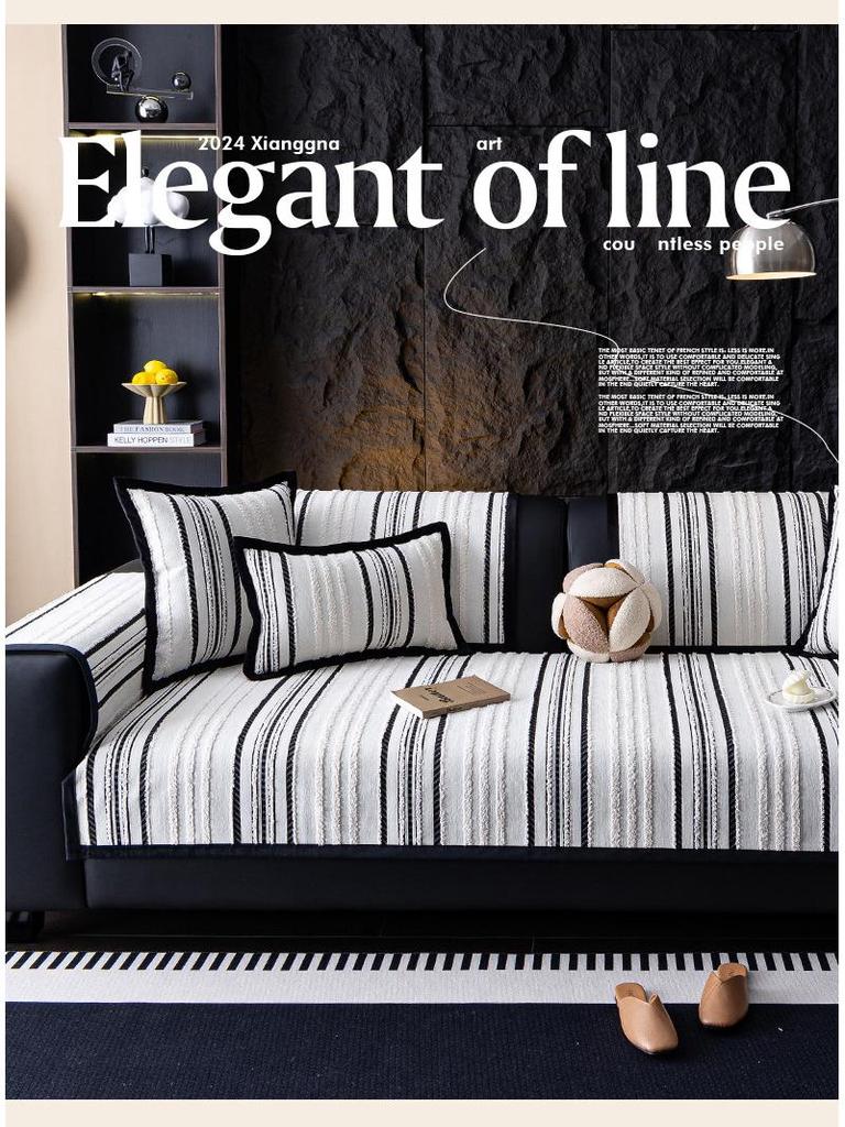 Luxury Chenille Sofa Cushion - Non-slip, Year-Round Use, Universal Fit, 2025 Edition