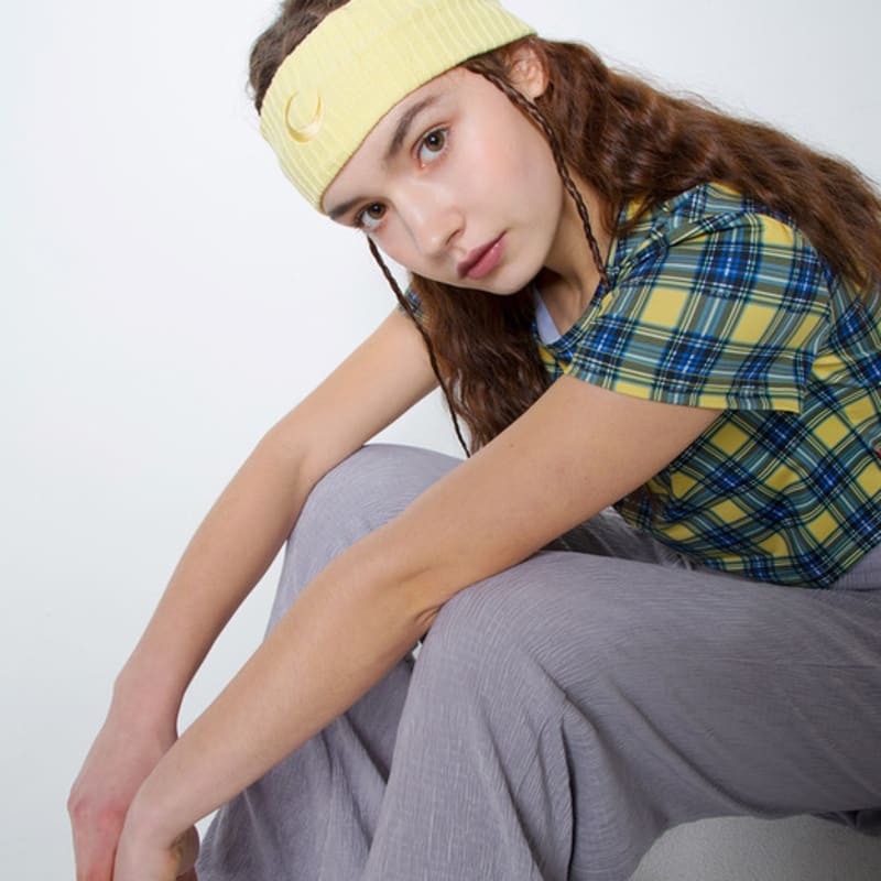 

FAKEMAMA ЛОГОТИП ПОВЯЗКА ДЛЯ ВОЛОС_ЖЕЛТАЯ YELLOW