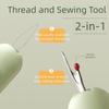 Enfiador Automático de Linha Descosedor Ferramenta de Costura Melhora a Experiência de Artesanato