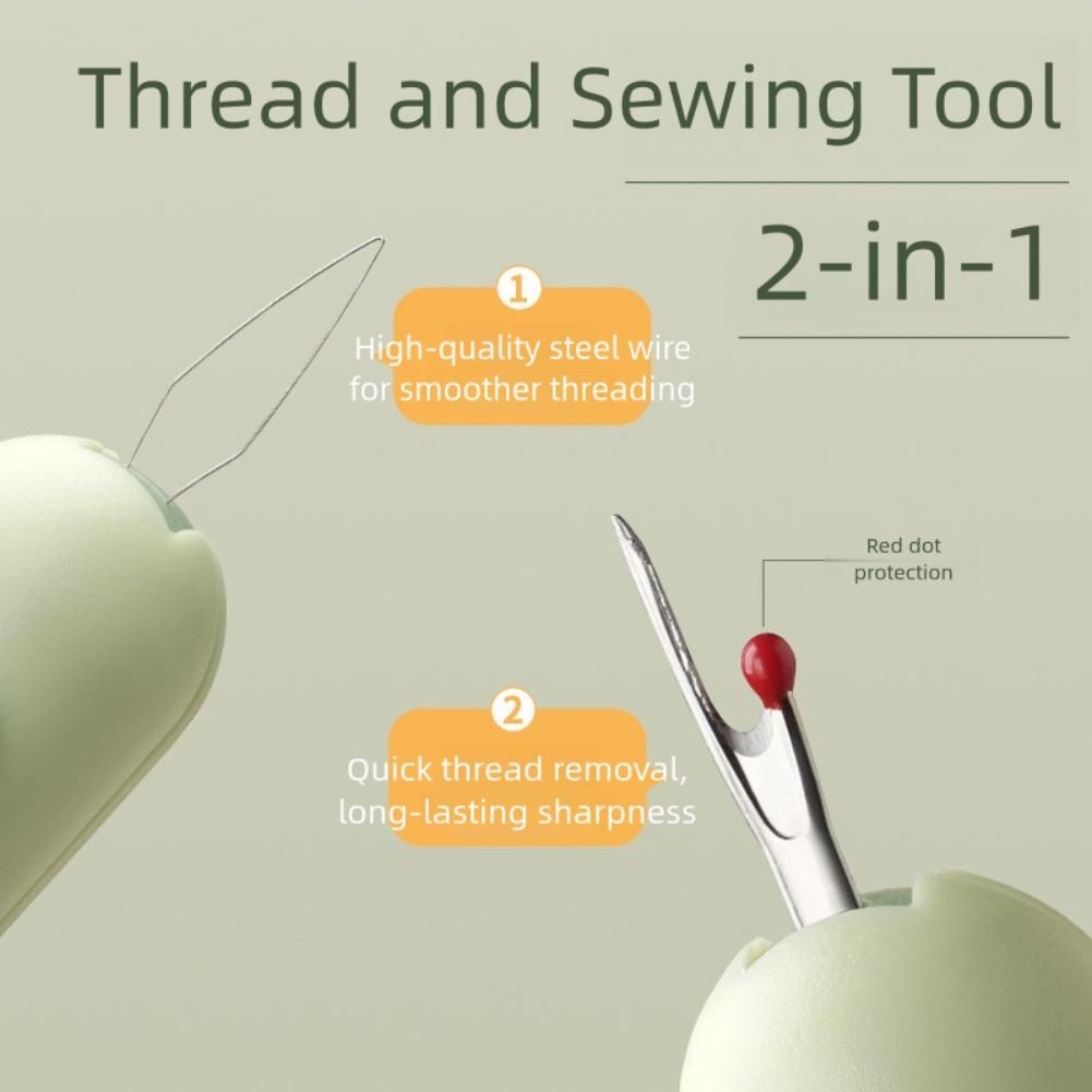 Enfiador Automático de Linha Descosedor Ferramenta de Costura Melhora a Experiência de Artesanato