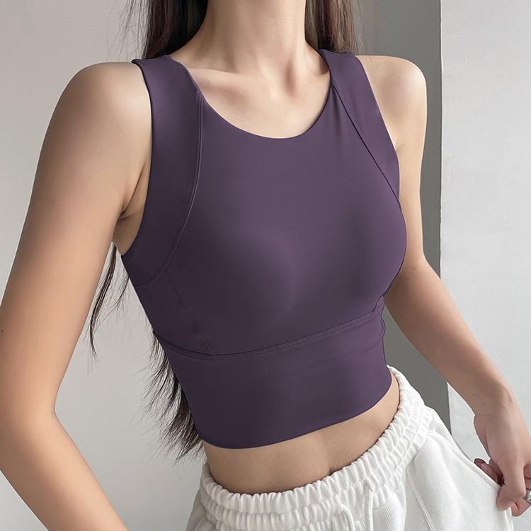 Women's High-Impact Shockproof Sports Bra for Dance & Yoga