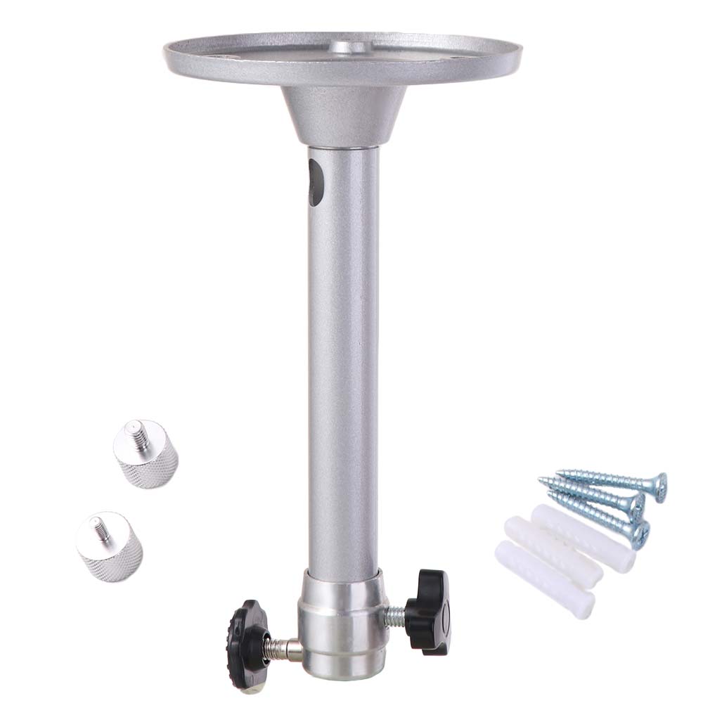 Adjustable Projector Ceiling Stand 360 Degree Rotation Metal Construction DV Camera Holder with M6/M4 Screws Easy To Install