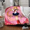 1PC Sailor Moon Blanket, Throw For Sofa, Bed, Travel, Camping, Livingroom,