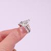 Large 3ct Marquise Moissanite Ring Sterling Silver Women Gemstone Set Rings Weddings Rings  Jiuzuan Jewelry Luxury