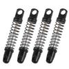 Metal Shock Absorbers Spring Damper Replacement for XIAOMI Suzuki Jimny 1 16 RC CarBlack