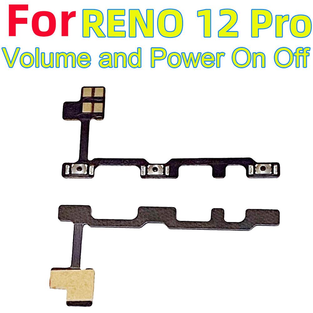 Power ON OFF Mute Switch Control Key Volume Button Flex Cable for OPPO Reno 12 Pro 5G Power On Off Volume Power Volume