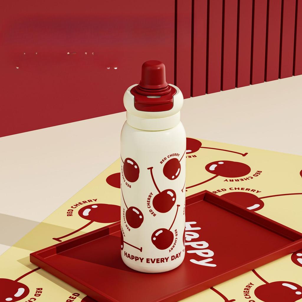 Thermos Drinking Cup Cute Girl Handy Stylish Handy Home Straw Student Birthday Gift Small Water Cup Cup Mug Durable Durable