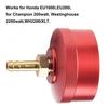 1/4\" NPT Anschlussverlängerungsabdeckung EU20i EU10i. CNC Billet Aluminium