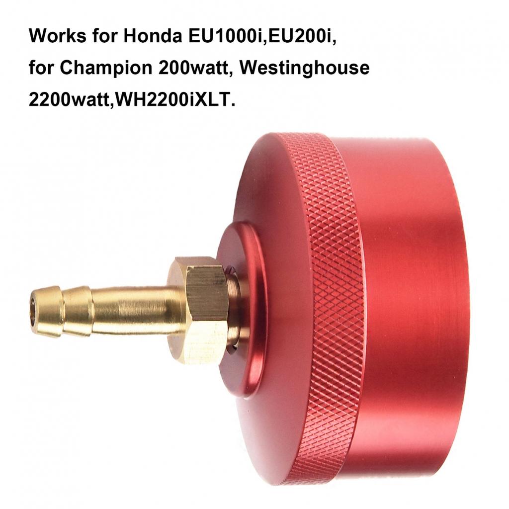 1/4\" NPT Anschlussverlängerungsabdeckung EU20i EU10i. CNC Billet Aluminium
