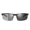 Driving Sunglasses Color Changing Lens High Clarity Polarized Men Sunglasses for Day Night Cycling Running