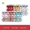 Holiday Tree Ornaments: 6cm/8cm Electroplated Balls In Gold, Silver, Red, Blue & Rose Gold - Decorative Hanging Pendants
