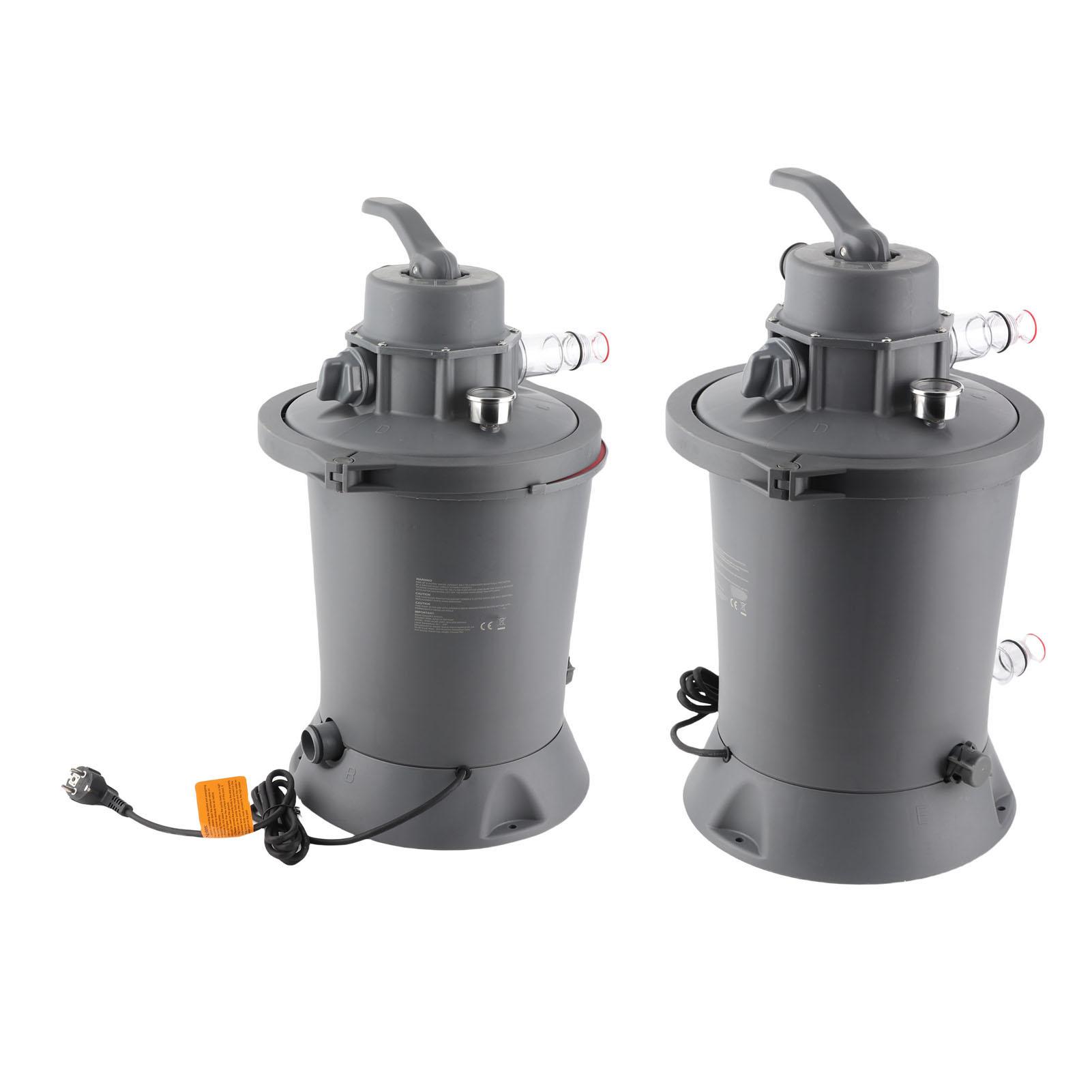 

800 Gallon Sand Filter Pump 60W Pool Cartridge Filter Pump AC for 1100L to 18100L Swimming Pools