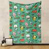 "BT21 Cartoon Pattern Patterned Tapestry for Bedroom and Living Room Home Decor