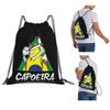 Capoeira Paranaue Backpacks Casual Drawstring Bags Sports Bag Book Bags for Travel School