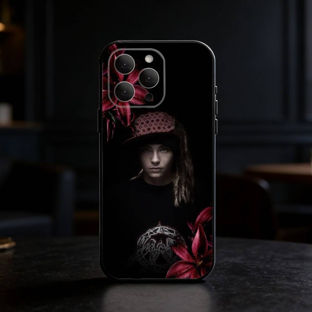 Tom K-Kaulitz Phone Case Silicone Black Soft For IPhone 17,16,15,14,13,12,11,SE,Plus Pro Max