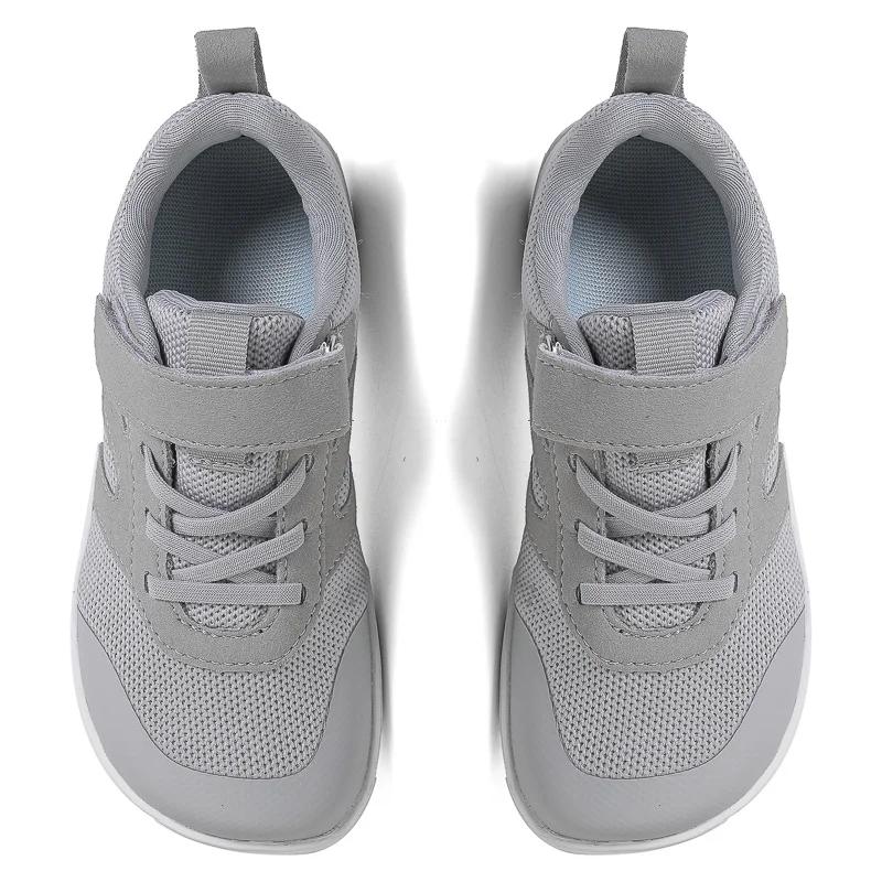Kid Wide Width Barefoot Shoes | Boys/Girls Minimalist Elastic Opening Sneakers| Flexible- Zero Drop Sole Outdoor Children Shoes