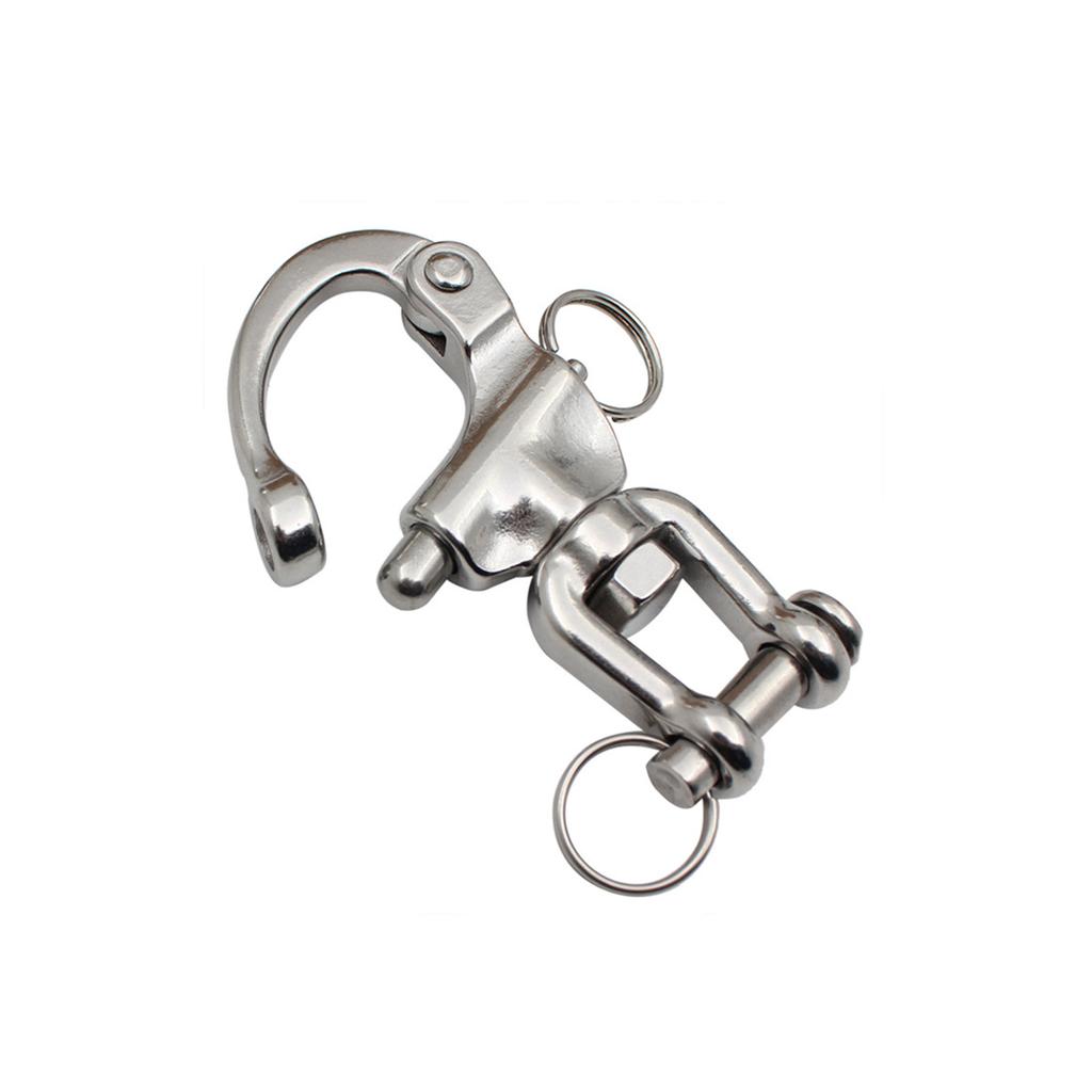 Swivel Eye Snap Shackle Quick Release Bail Rigging Sailing Boat Marine Clip