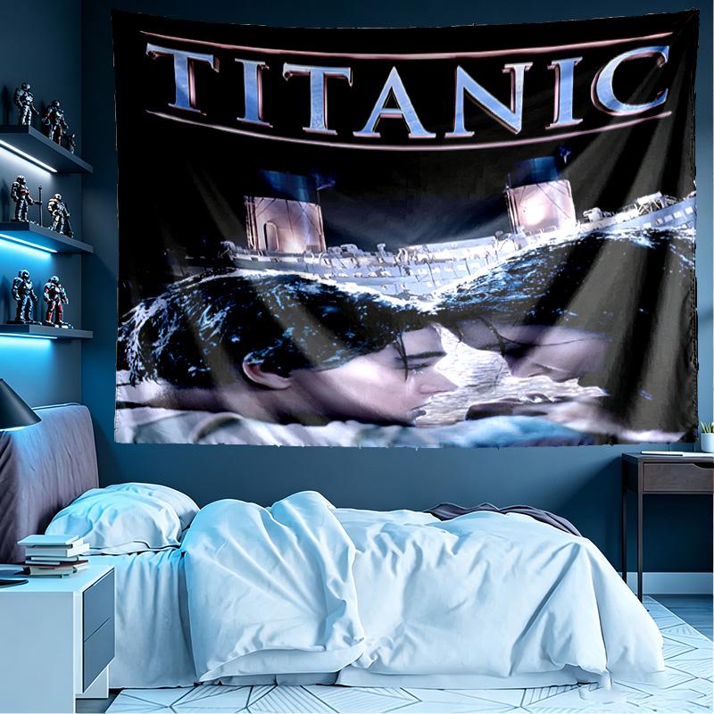 RMS Titanic Print Tapestry, Lightweight Wall Hanging, for Bedroom, Dorm, Living Room, Home Art Decor, Birthday Christmas Gift for Friends