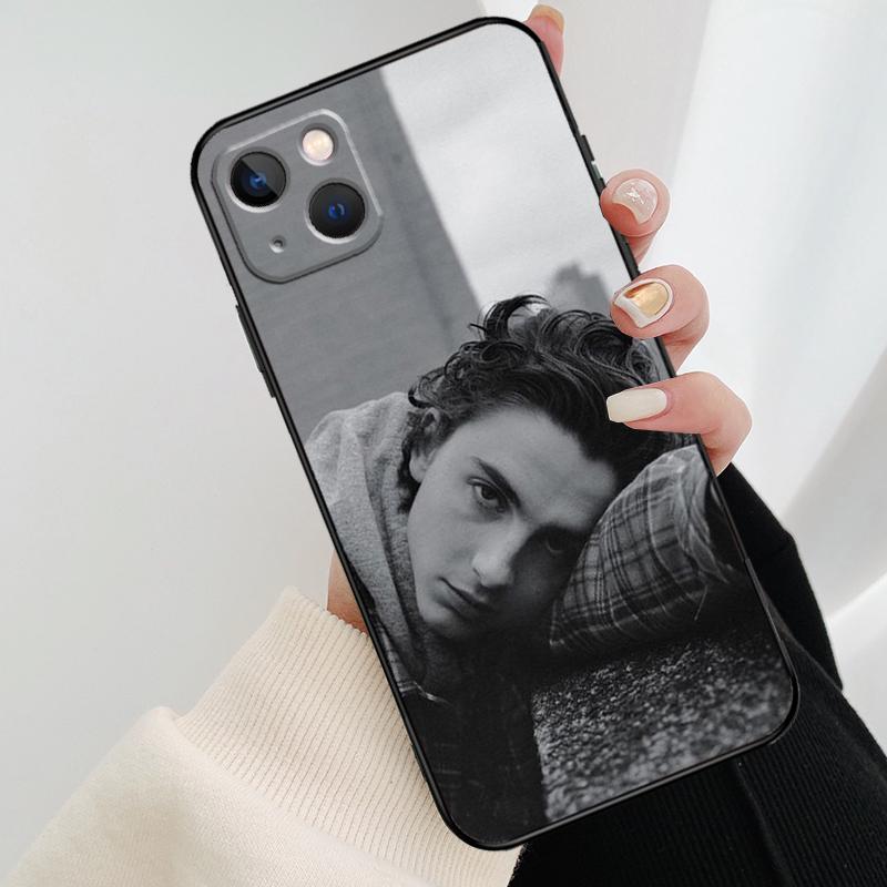 Timothee Chalamet Actor Phone Case For iPhone 17 Pro Max 14 13 12 11 15 16 Pro Max mini 16 15 Plus 16e 17 Air Cover