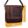 TBS-300 BROWN VINTAGE Men' Bag + CERTIFICATE