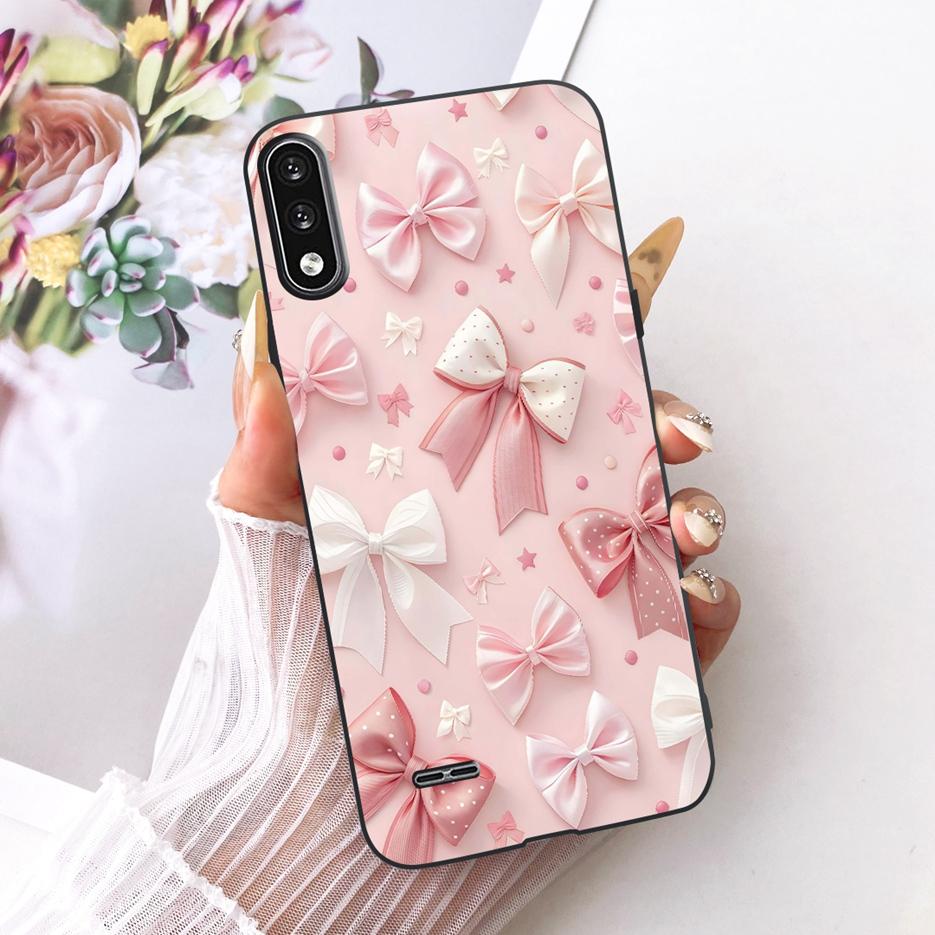 For LG K22 Case LM-K200 LMK200B Luxury Butterfly Tree Painted Cover Soft Silicone Phone Case For LG K22 K 22 LGK22 Fundas Bumper