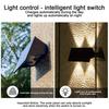 Solar Wall Light, Garden Solar Wall Light, Waterproof Outdoor Fence Light, Auto On/Off Wall Lamp for Yard Front Porch Decoration