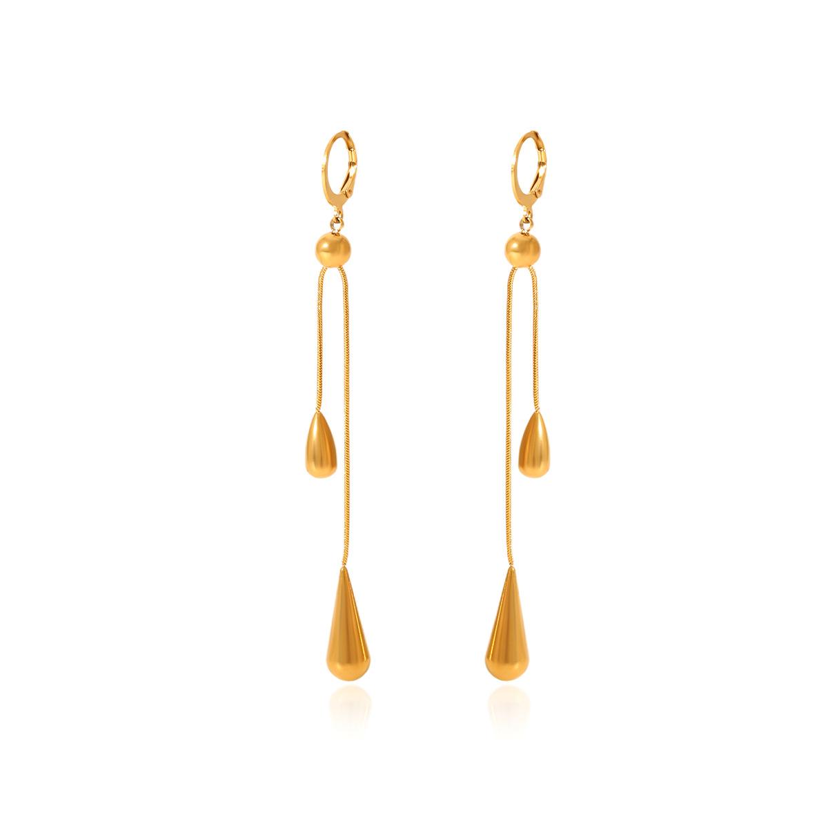 Минималистичные серьги-подвески Yori с кисточками в форме слезы, яркие, гипоаллергенные, водостойкие, с текстурой, высококачественные ювелирные изделия