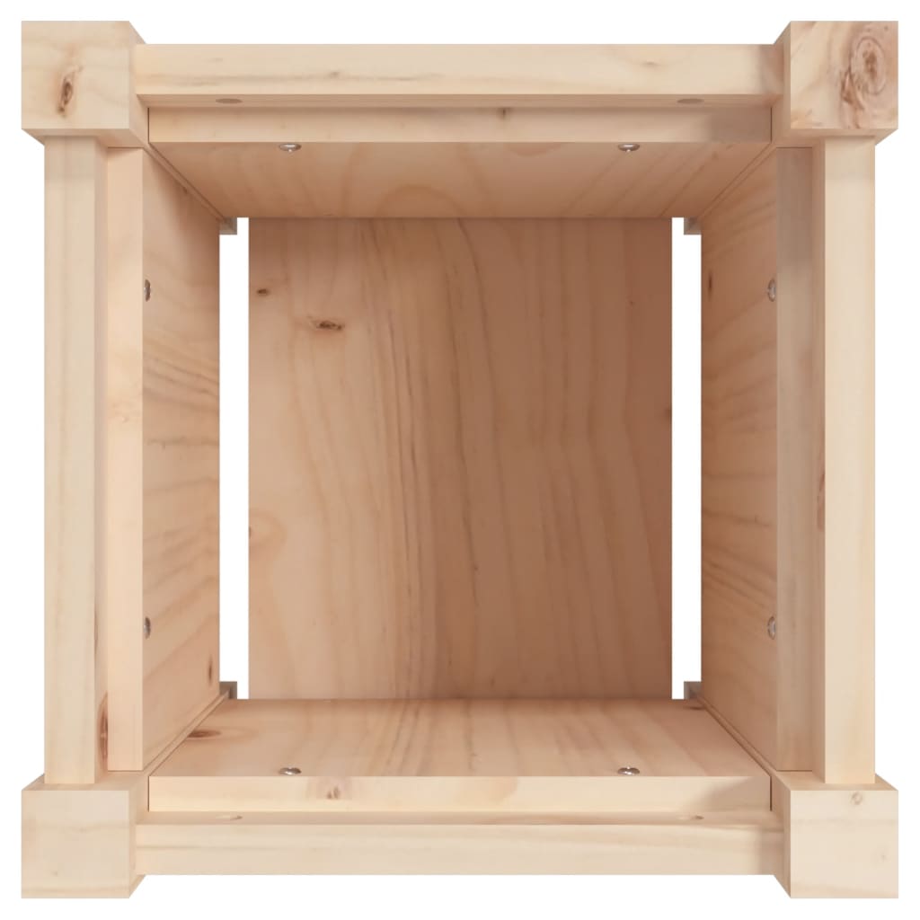Vidaxl Donica Ogrodowa, 31X31X31 Cm, Lite Drewno Sosnowe