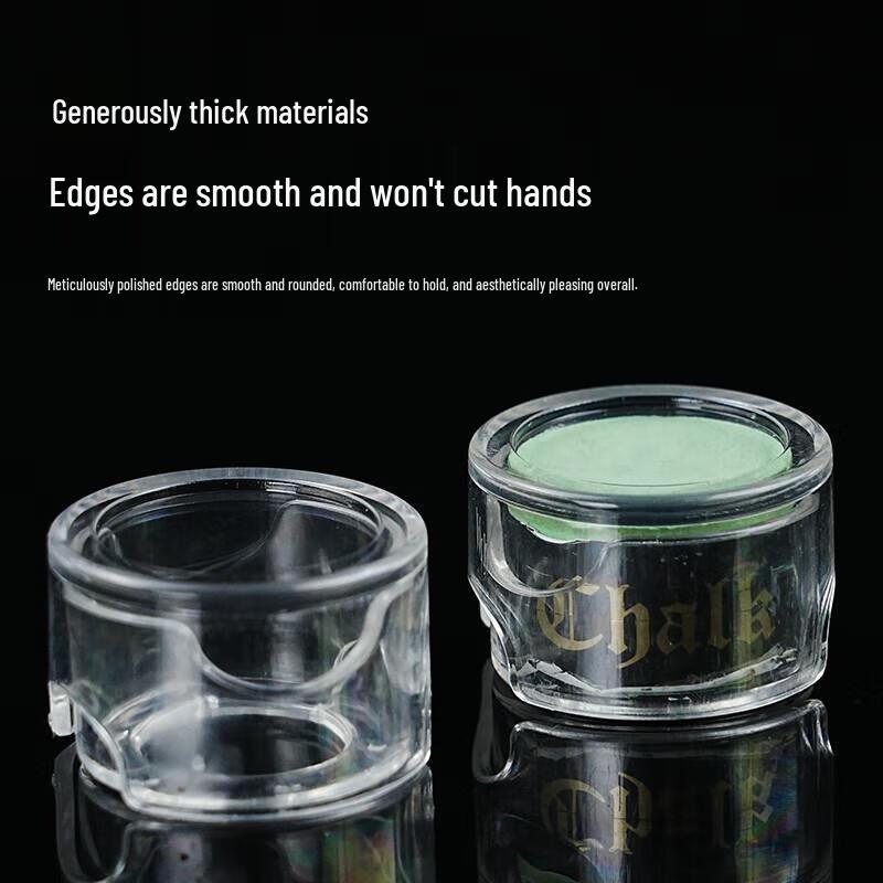 Jundingying Transparent Square Billiard Chalk Box (5-Pack)