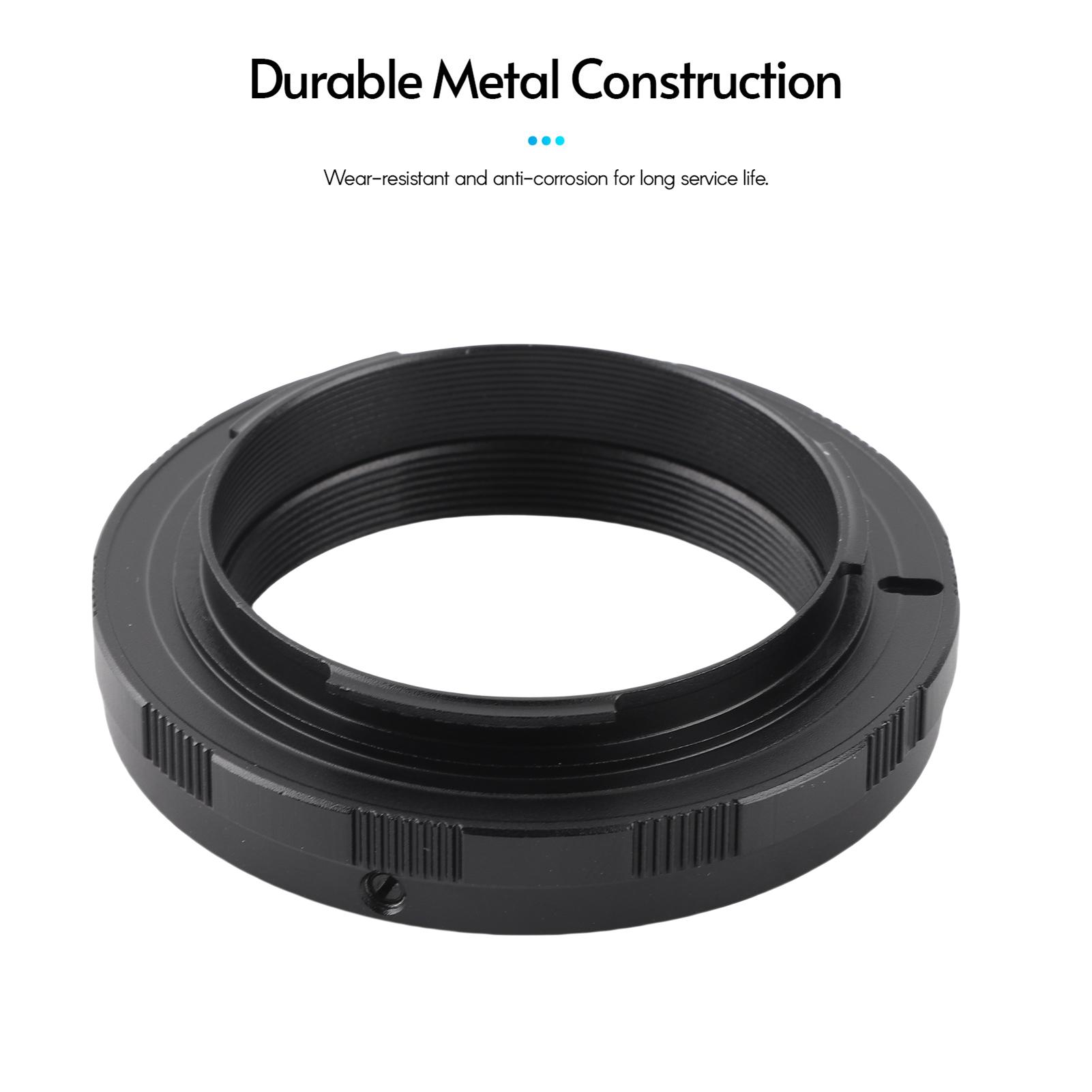 T T2 Mount Lens Adapter for  Camera K-70 K-50 K-30 K-500 K-1, All Metal Construction,   Machining, Easy to Install