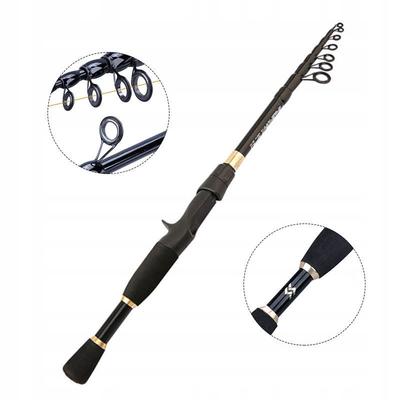 Carbon Fiber Telescopic Rod Spinning 1.8M 7Pcs Strong 8-25G