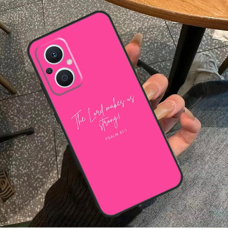 Christian Psalms For OPPO Reno 14F 13F 12F 11F 10 11 12 13 14 Pro 7 8 Lite 8T OPPO Find X5 X6 X8 X9 Pro Case