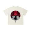 260 GSM Double Yarn 32 Count 100% Cotton Naruto V8 Itachi Print Unisex Heavy Cotton T Shirt