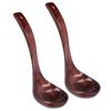2Pcs Wood Soup Spoon Long Handle Cooking Spoon Long Wood Ladle  Serving Soup