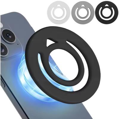 For Magsafe Magnetic Silicone Soft Finger Strap Phone Ring Holder For IPhone 16 15 Samsung Mi Universal Stand Grip Phone Holder