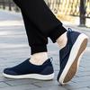Herrskor för promenad Anti-halk Justerbar rem Rund tå Dämpning Plattor