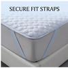 Premium 12mm Thick Ice Silk Latex Cooling Mat 3-Piece Washable Soft Bed Linen For Hot Summer Bedroom Use