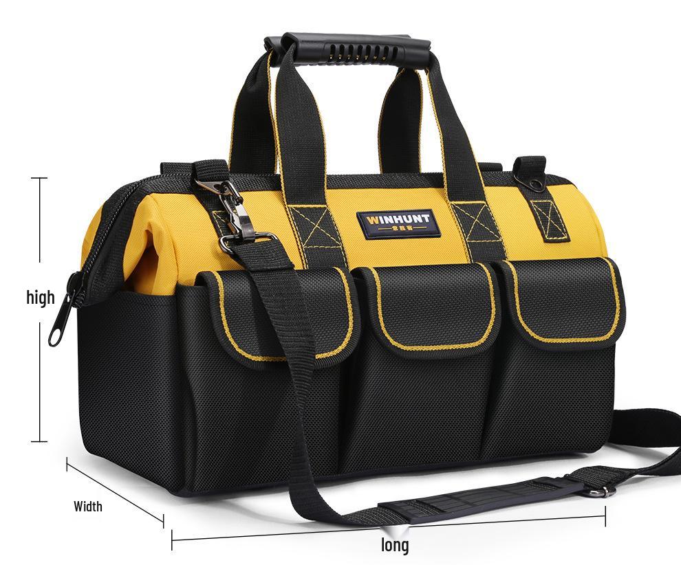 Portable Multifunctional Tool Bag: Durable, Wear-Resistant Canvas for Hardware Repairs and Electricians